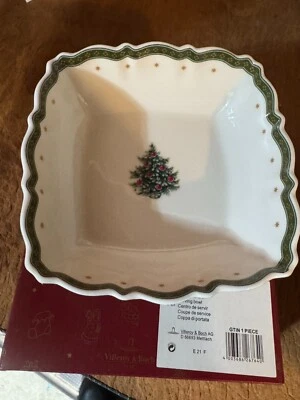 Villeroy & Boch TOY'S DELIGHT Small Square Serving Bowl #3877