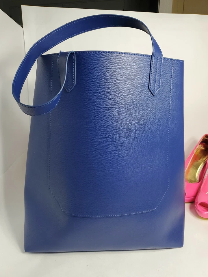 Sak Fifth Avenue woman Blue Large Tote Hobo Double Handle Bag 14x15(H)x5" - Image 4 of 4
