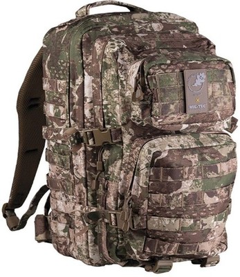 Mil-Tec Assault Backpack Large With Two Large Zip/Net Pockets Z2 Camo - 14002266