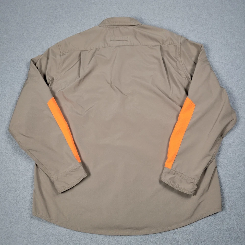 LL Bean Upland Shirt Men XL Briar Performance Hunting Shooting Quilted Outdoor - Image 3 of 4