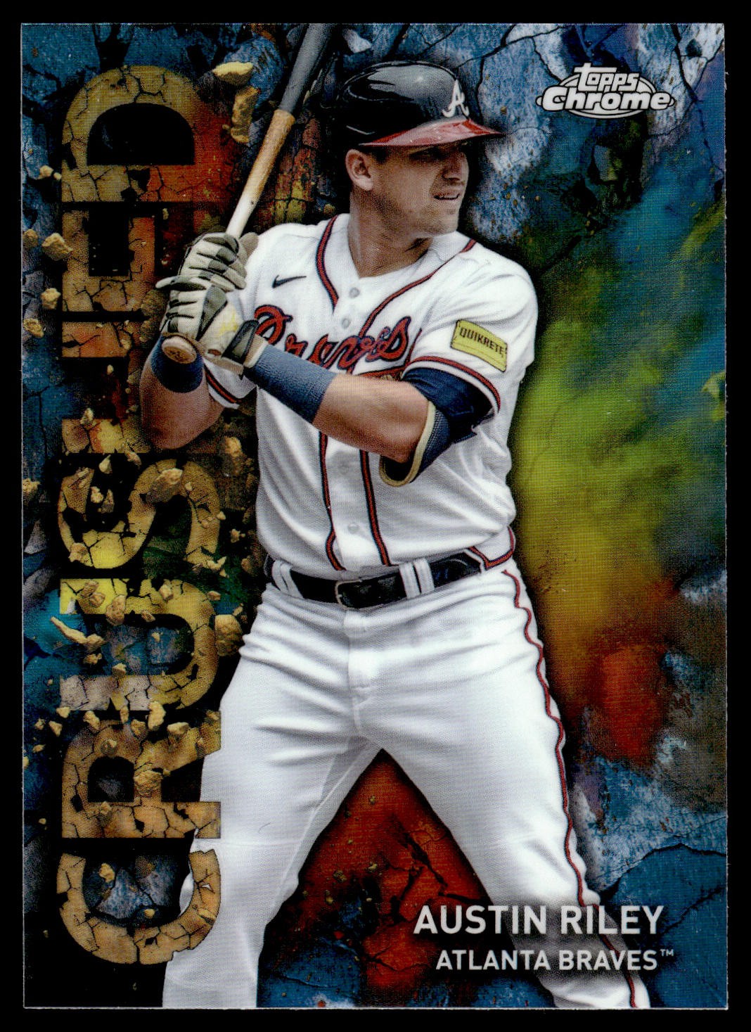 2023 Topps Chrome Update Crushed #C-12 Austin Riley