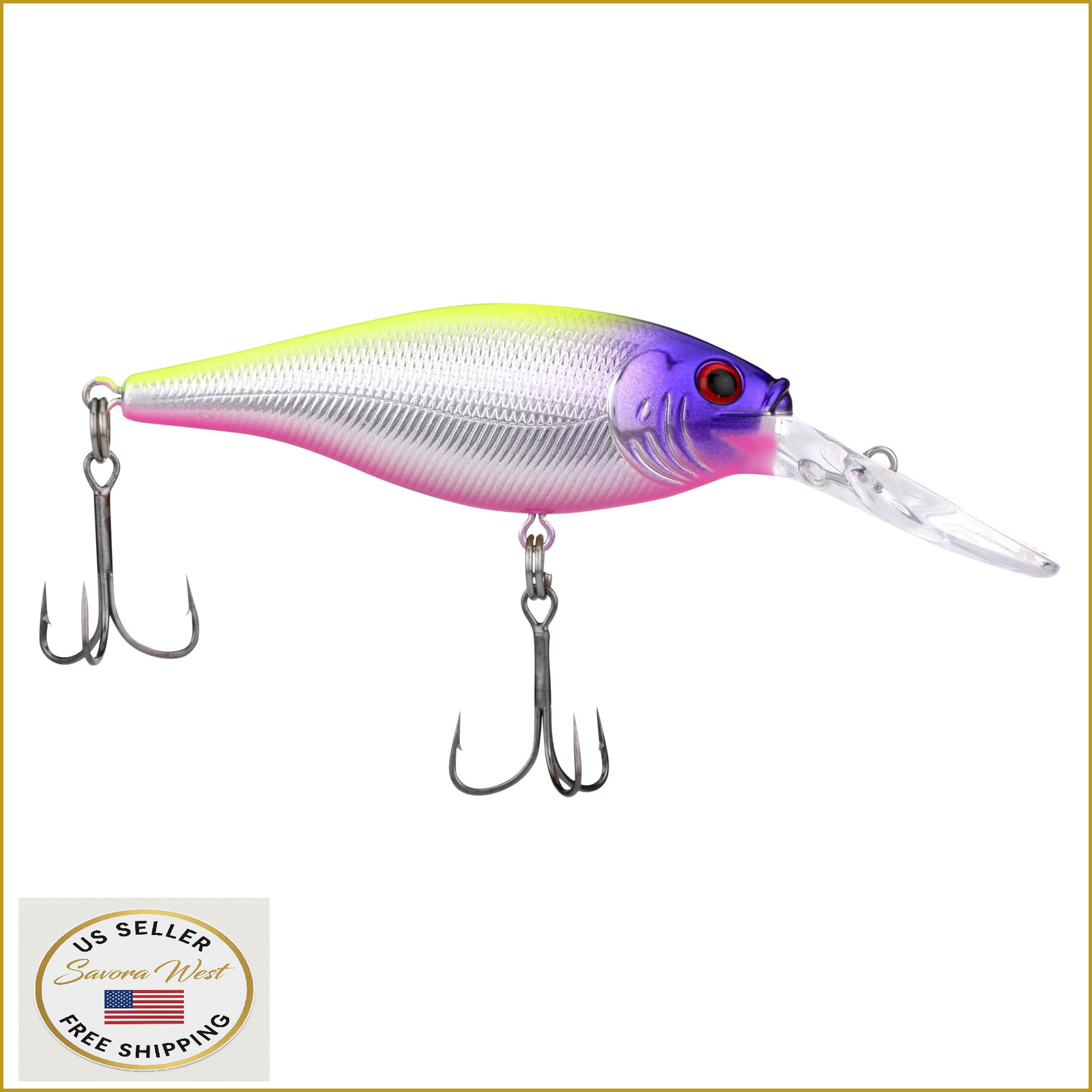 Berkley Flicker Shad Hard Bait Lure - Realistic Action for Bass Walleye Pike - Image 1