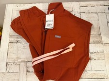 XS Rafaela Jumpsuit Auburn color Figs women s one Piece