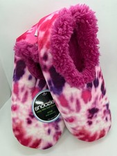 Snoozies Foot Coverings Womens Small Shoe Size 5-6 DK-Pink