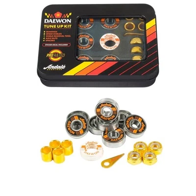 Daewon Song Tune Up Kit Pro Rated Skateboard G5 Bearings Set of 8 by Andale