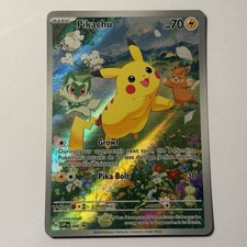 Pokemon Pikachu SVP 088 Black Star Promo Full Art Paldea Adventure Chest 2024 NM