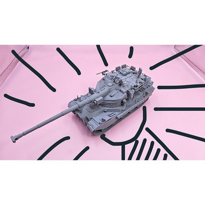 3D Printed 1/35 French AMX-50B Heavy Tank Unpainted Model Kit NEW！