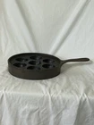 Vintage GRISWOLD USA 962 #32 Cast Iron AEBLESKIVER Egg Poacher Danish Cake Pan