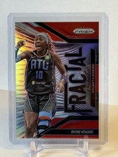 Rhyne Howard 2025 Panini Prizm WNBA Fractal #5 Red /99 - Atlanta Dream