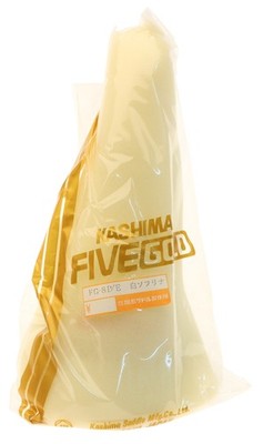 Kashimax Five Gold 8PE Saddle NJS 30mm Rails White Smooth Leather