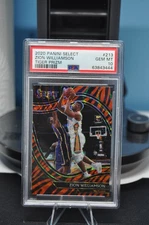 2020 Select Courtside Tiger Stripes PSA 10 Zion Williamson SSP # 213 Bluedevils