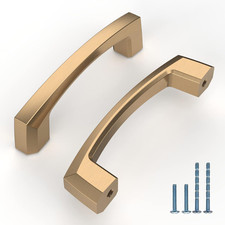 10 Pack 3 Inch 76mm Kitchen Cabinet Handles Champagne Bronze Cabinet Pulls Kitc