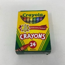 Crayola Assorted Color Crayons, 24-Count Box - 1 Yellow Crayon Broken