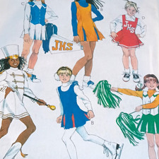 Simplicity 8288 Child Unisex Costume Sewing Pattern Uncut Size A S/M/L 1990s