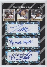 2005 Just Minors Back to Black 1/3 Lastings Milledge Russell Martin Auto 3h9