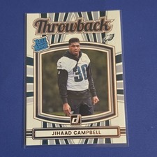 2025 Panini Donruss Jihaad Campbell #1 Philadelphia Eagles Football Rookie