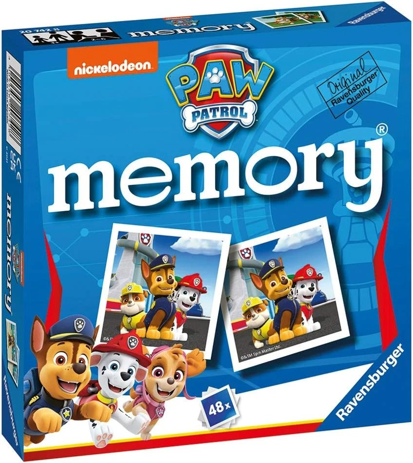 Ravensburger Paw Patrol Mini Memory Game - Matching Picture Snap Pairs Game For - Image 3 of 4