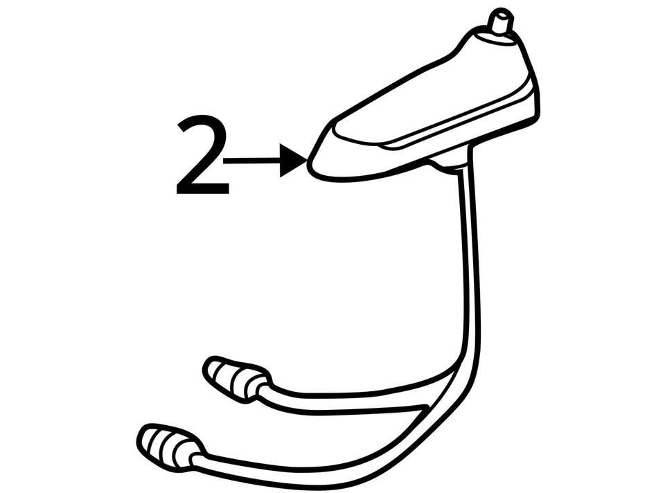 Chevrolet Cruze Limited 2016 antena - fabricante original UGK3D Foto 4 de 4