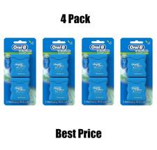 Oral-B Complete Satin Ribbon Mint Dental Floss, 50m, 4 Pack of 2 COunt