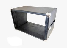 PROCRAFT 6U 12" Deep Rack Case in Black Tolex Wrap - Side Handle w/ Rack Screws