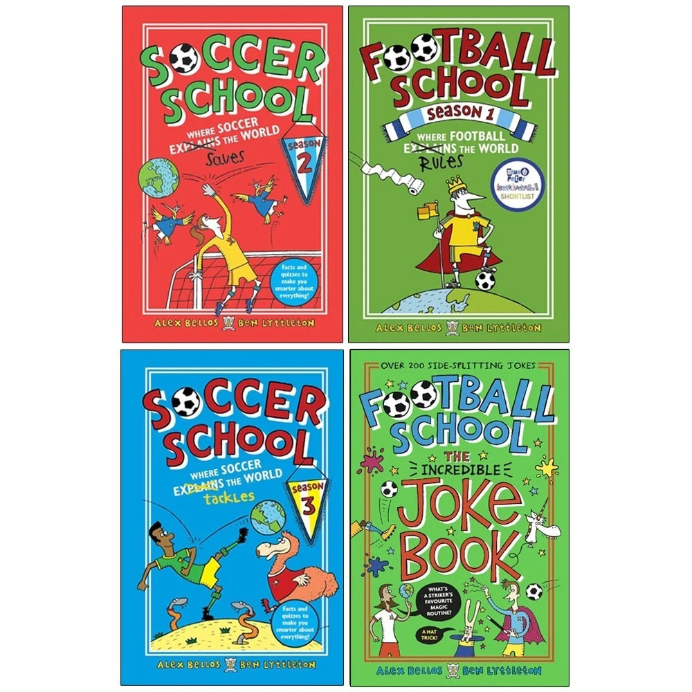 Football School Season By Alex Bellos, Ben Lyttleton 4 Books Collection Set NEW
