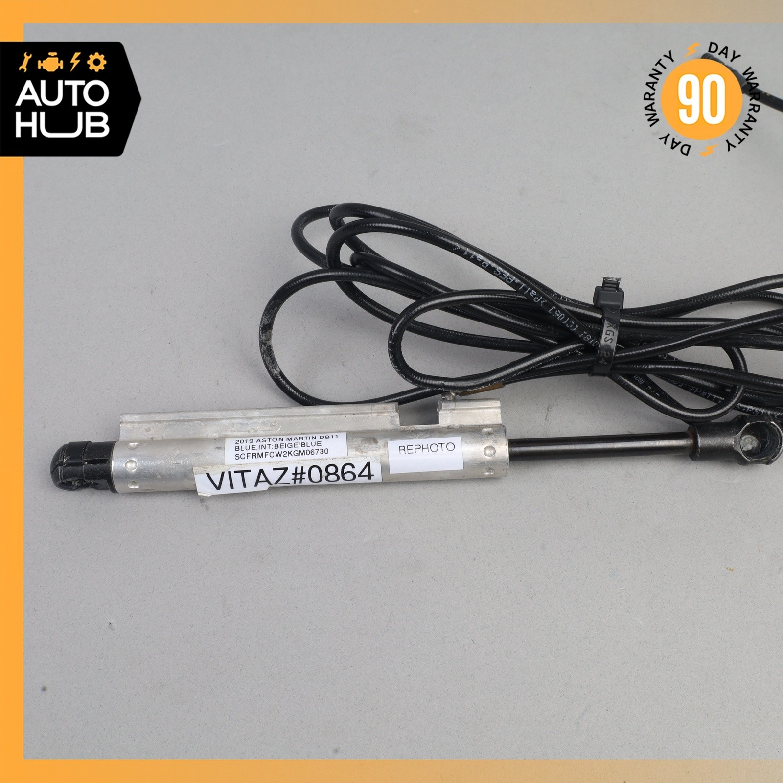 19-24 Aston Martin DB11 DBS Convertible Right Side Roof Tension Cylinder OEM 7k