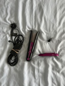 Dyson Corrale HS03 Haarglätter - Schwarz Nickel/Fuchsia Pink - Original Dyson
