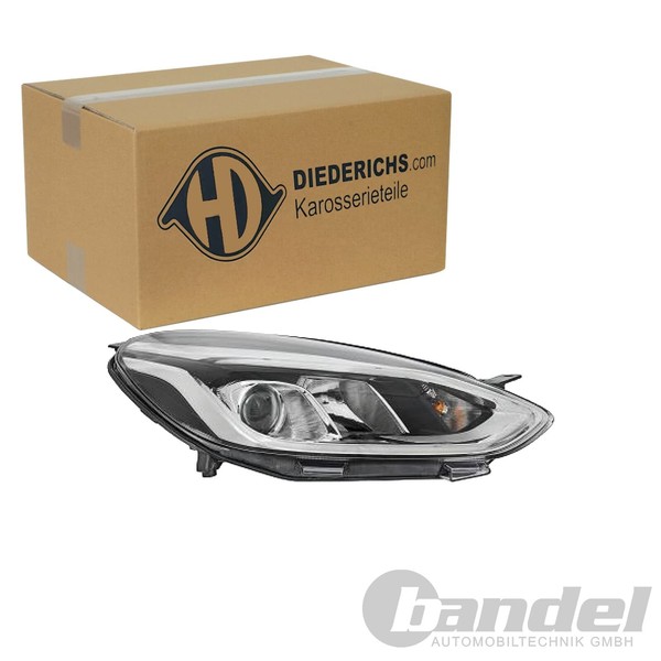 Diederichs Halogen LED Scheinwerfer LWR LED-TFL Rechts FüR Ford Fiesta | 1407982-image
