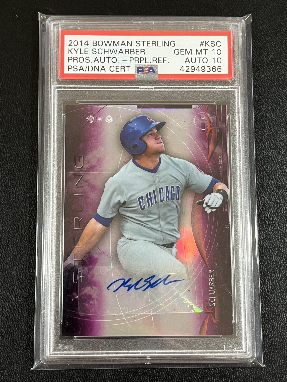Kyle Schwarber Autographed Memorabilia | Signed Photo, Jersey