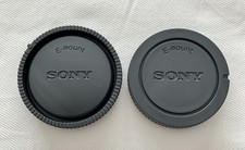  MINT Sony E-mount Body cap  Rear cap Set From JAPAN