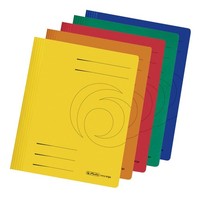Herlitz Schnellhefter A4 Karton Farbig Sortiert BüRobedarf 10 StüCk Ordner Set