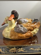 HEREND Hungary Porcelain pair of Duck , Hand ...