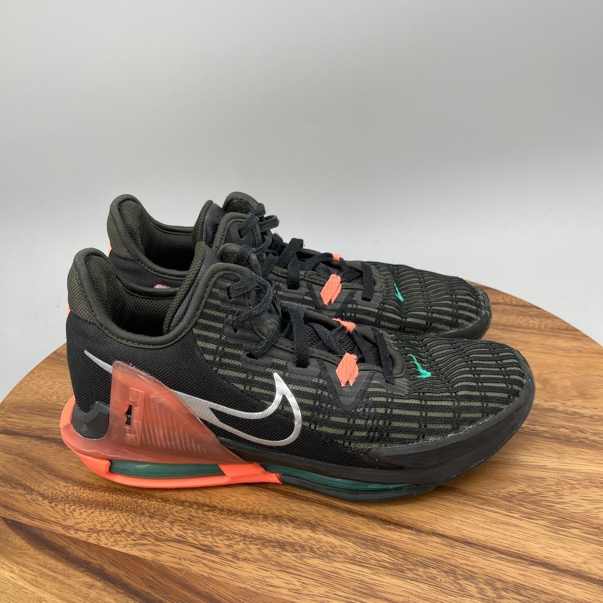 Size 8 - Nike LeBron Witness 6 Black Sequoia Crimson Pulse for