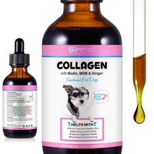 Daily Liquid Collagen for Dogs, Drop Supports Skin and...