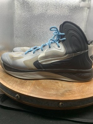 Nike Zoom Hyperfuse Shoes Mens Size 12 Gray High Top Basketball shoes 525023-003