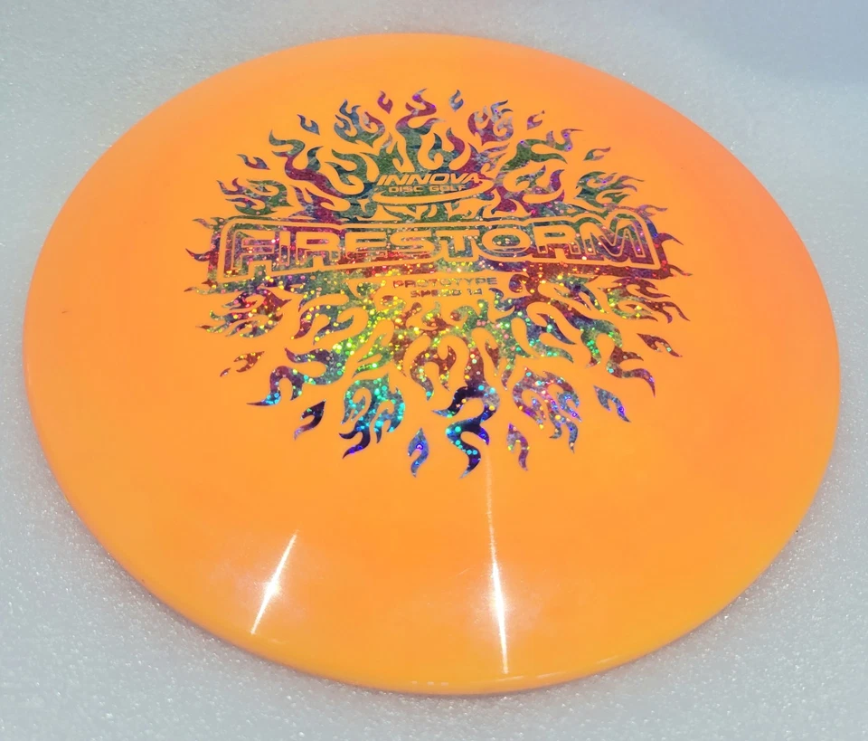 PROTOTYPE Innova Star Firestorm Disc Golf Driver 171G Orange 2017 AM Worlds NEW - Image 2 of 3