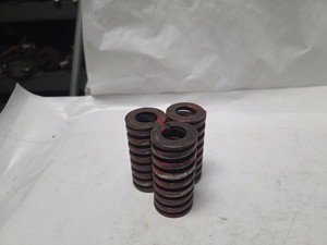 3 pcs. Red Heavy-Duty Die/Compression Spring 1.020" od. x 1.920 id. x 4" Long