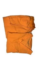 Mandala Scrubs Equa-Tek V-Neck Scrub Top and Jogger Pants Set in Orange