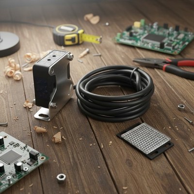 Rated Indoor Beam Sensor with 3A Load and 2-240V Compatibility - 5M Range