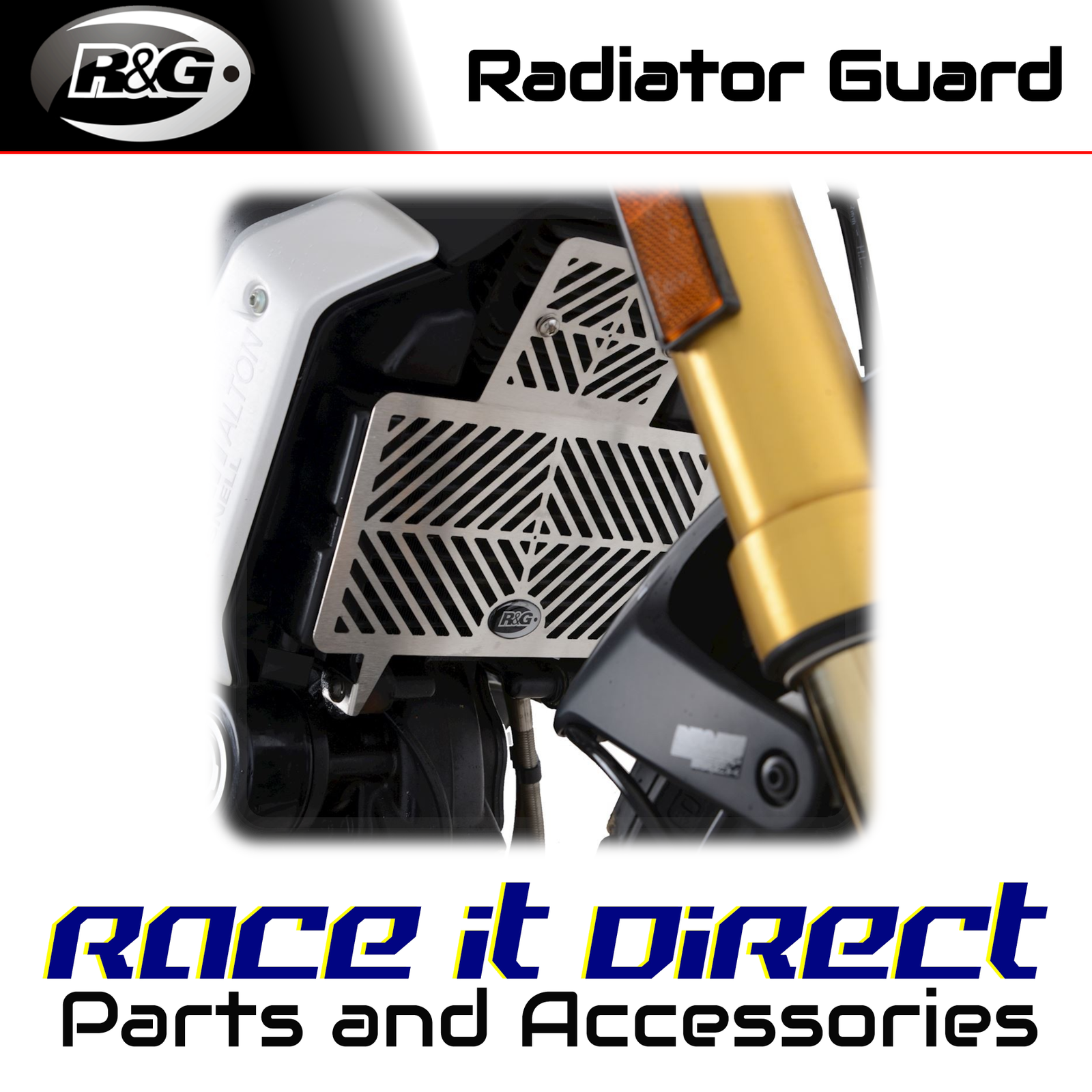 Stainless Radiator Guards for Ducati Scrambler 1100 2018-2025 R&G