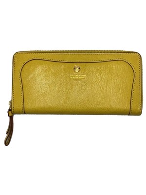 FRAMeWORK Long Wallet Leather YLW Plain Women's