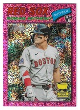 2026 Topps Heritage Chrome Pink Sparkle Refract Rookie - Anthony - Red Sox  #86