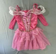 Disney Princess Aurora Sleeping Beauty Halloween Costume Girls Medium 8/10 Flaws