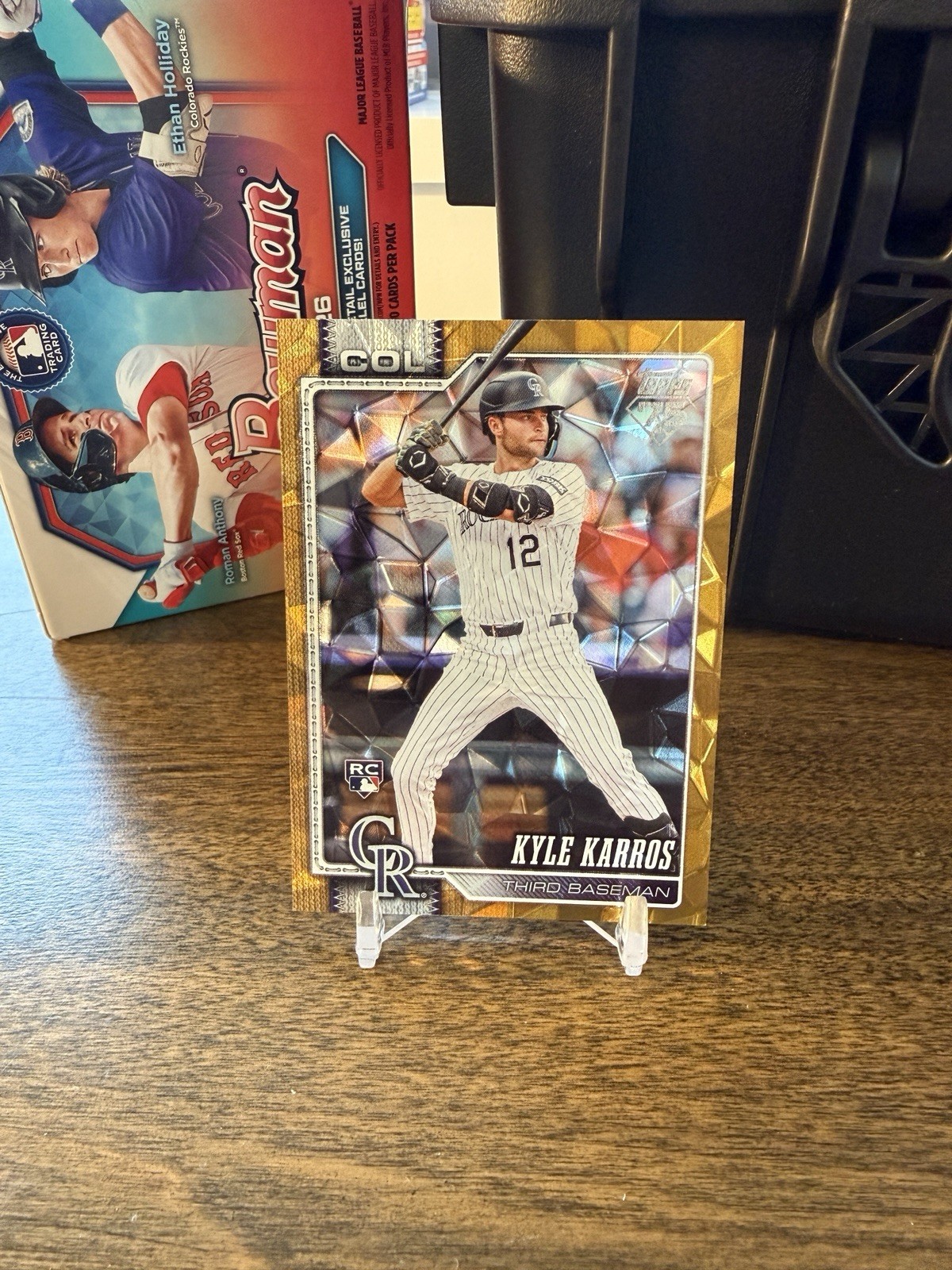 2026 Topps Series 1 - Kyle Karros #334 Gold Diamante Foil /50 (RC)
