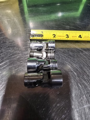 #ad Snap On Tools 3 8 Drive 12 Point SAE Swivels. Excellent Condition. Not A Set $75.00