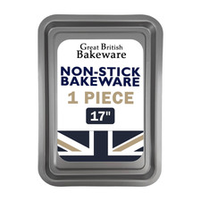 Large 43cm Non Stick Oven Roasting Baking Tray Bakeware Cookie Pan