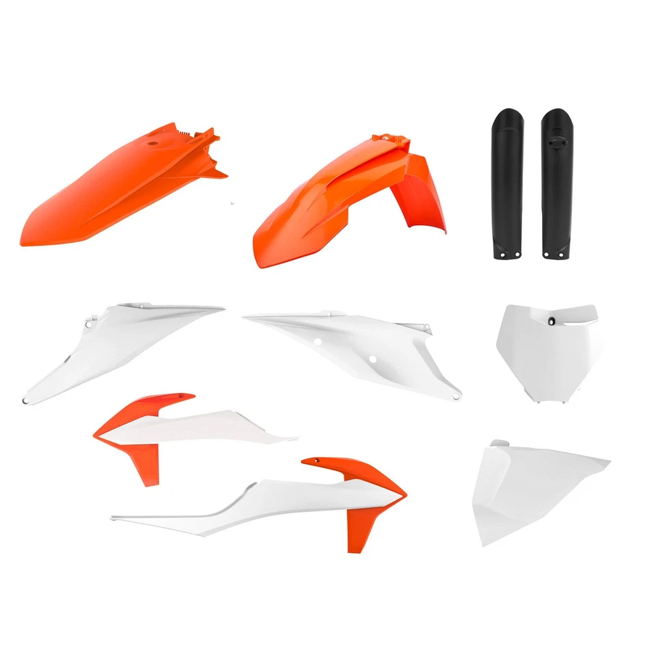 Kit De Carénage Plastique Pour Ktm Sx 125 250 Sxf 450 W-Or-Sw - Photo 4/4