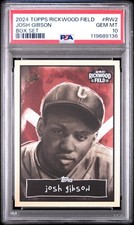 2024 Topps Rickwood Field 🔥JOSH GIBSON🔥 Box Set #RW2 PSA 10 💎 Gem Mint