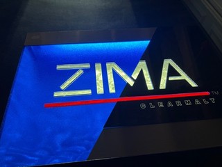Vintage Zima Clearmalt Light Up Bar Beer Sign Bar Sign Works Great 20”x14”