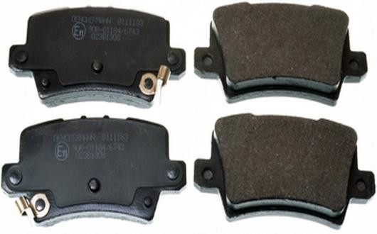 Denckermann BremsbeläGe BremsklöTze Hinten FüR Honda Civic Viii Hatchback FN-image